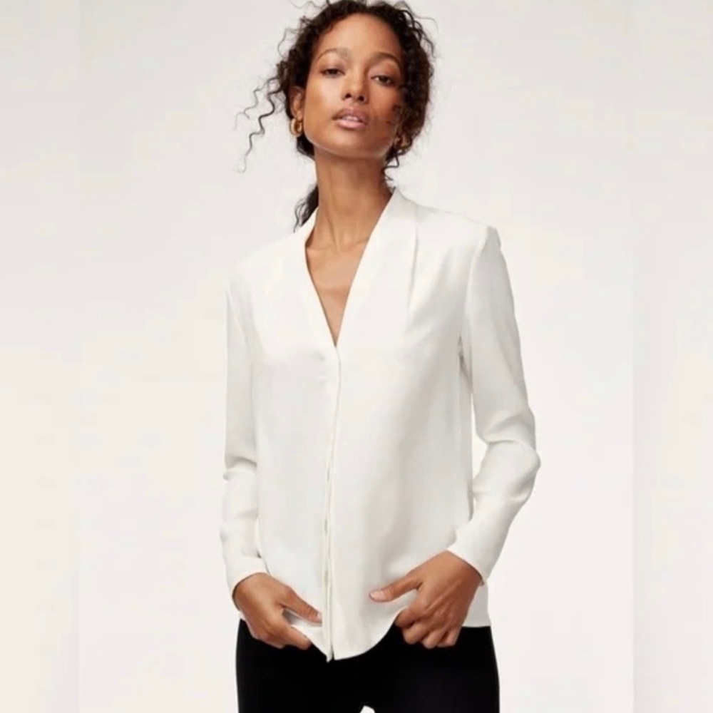 Aritzia Power Blouse